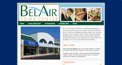 Desktop Screenshot of belairtowncenter.com